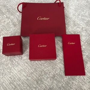 Cartier gifting accessories/bag and box